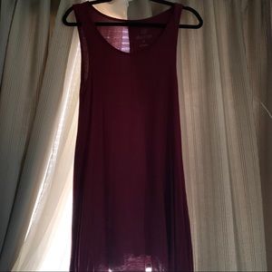 Flowy Burgundy Dress